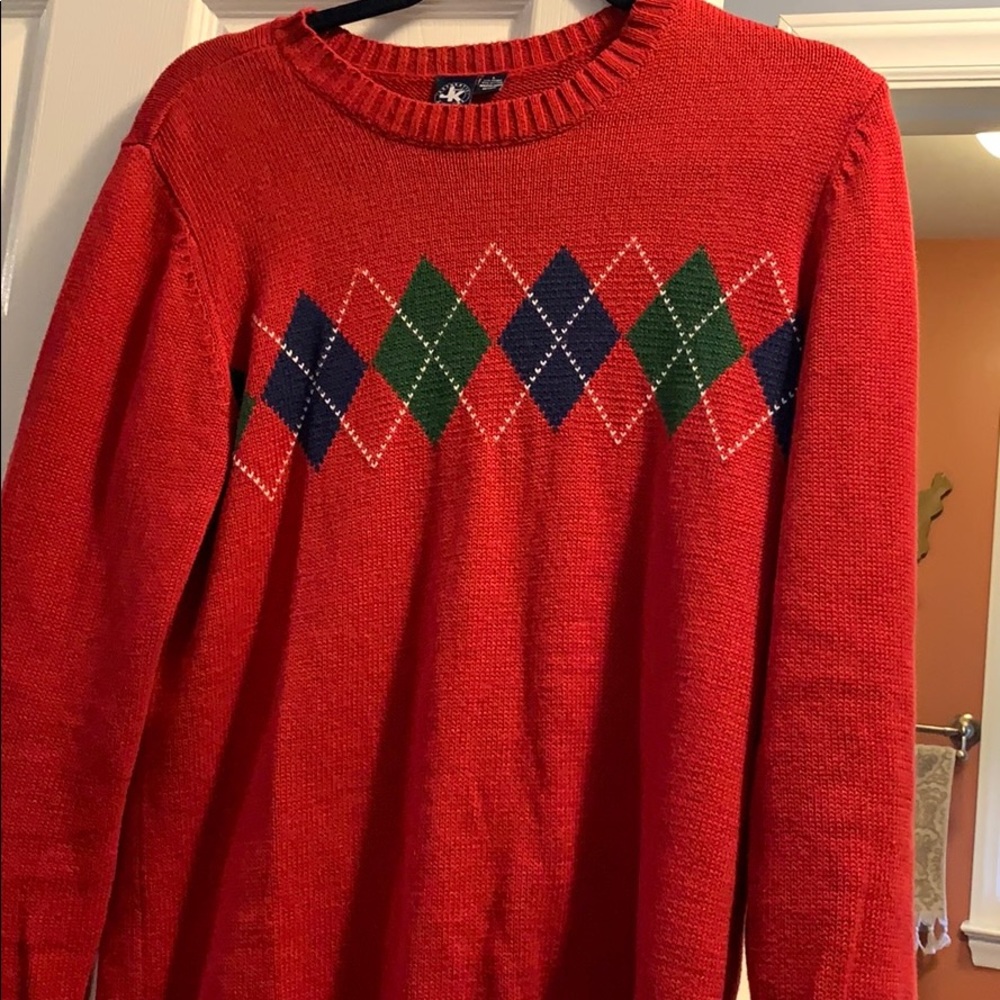 Red sweater
